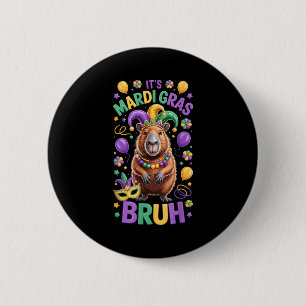 It's mardi gras bruh meme capybara mardi gras button