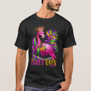 Its Mardi Gras Y'all Flamingo Costume Girls Women T-Shirt