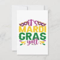 It's Mardi Gras Y'all Funny Carnival Party Gift