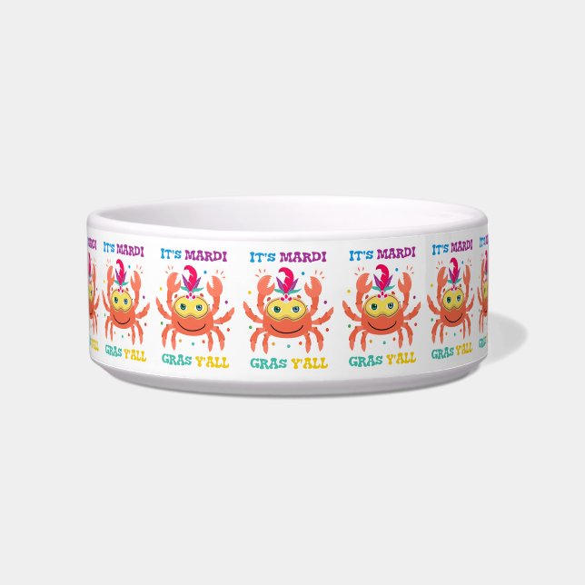 Its Mardi Gras Yall Party Mask Costume Bowl (Front)