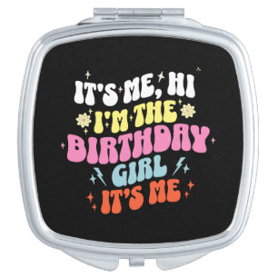 Its Me Birthday Party Girls Compact Mirror