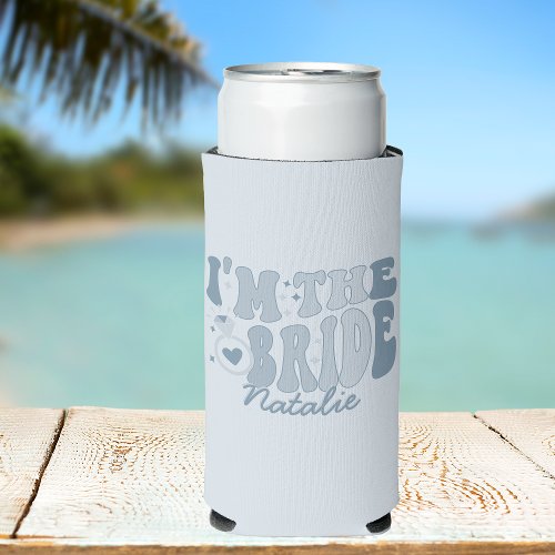 Its Me Hi Im the Bride Its Me Cool Personalized Seltzer Can Cooler
