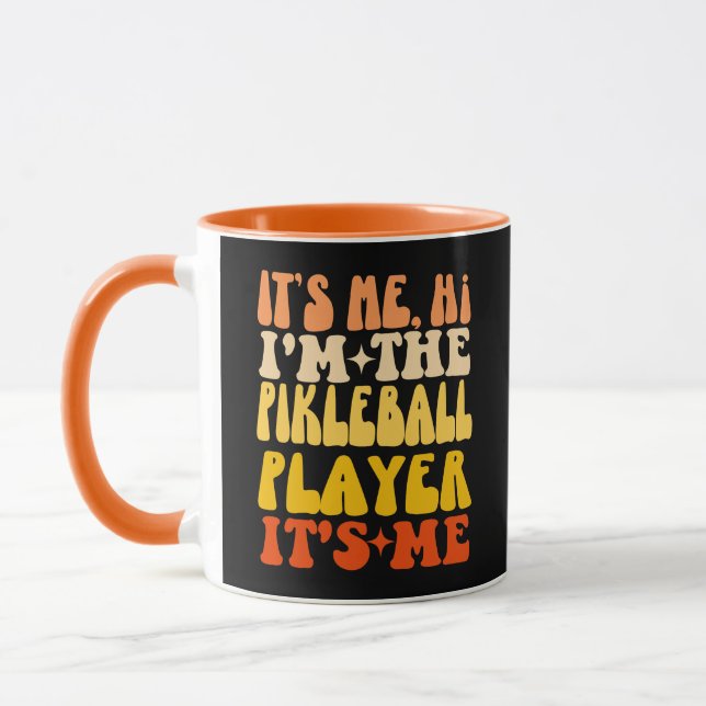 It's Me Hi I'm The Pickleball Player It's Me Mug (Left)