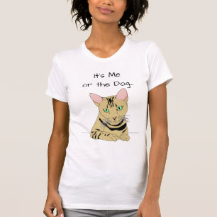 It's Me or the Cat, Bye Fido, Funny Cat Shirt