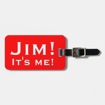 It's Me! Personalized Luggage Tags. Luggage Tag by nikinonsense at Zazzle