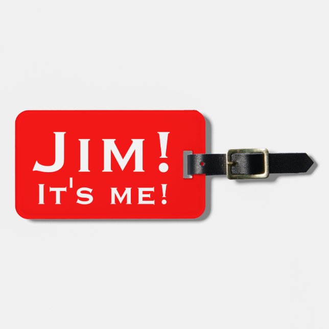 It's me! Personalized Luggage tags. Luggage Tag (Front Horizontal)