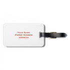 It's me! Personalized Luggage tags.