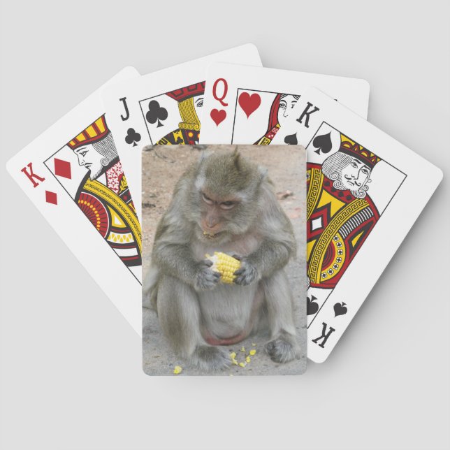 It's Mine!! ... Wild Thai Macaque Monkey Poker Cards (Back)