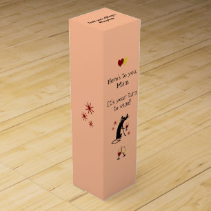 It's Mom's Turn for a Wine Pun Wine Box