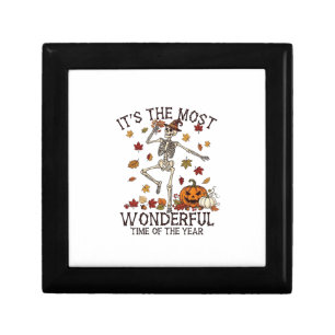 Its Most Wonderful Dancing Skeleton Halloween Witc Gift Box
