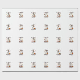 Its Most Wonderful Dancing Skeleton Halloween Witc Wrapping Paper