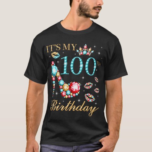 ItS My 100Th 100 Queen T_Shirt