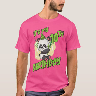 Its My 10 Birthday Panda T-Shirt