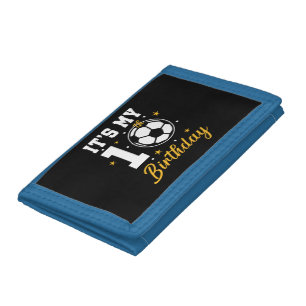 It's My 10th Birthday Soccer Ten Year Old  Tri-fold Wallet