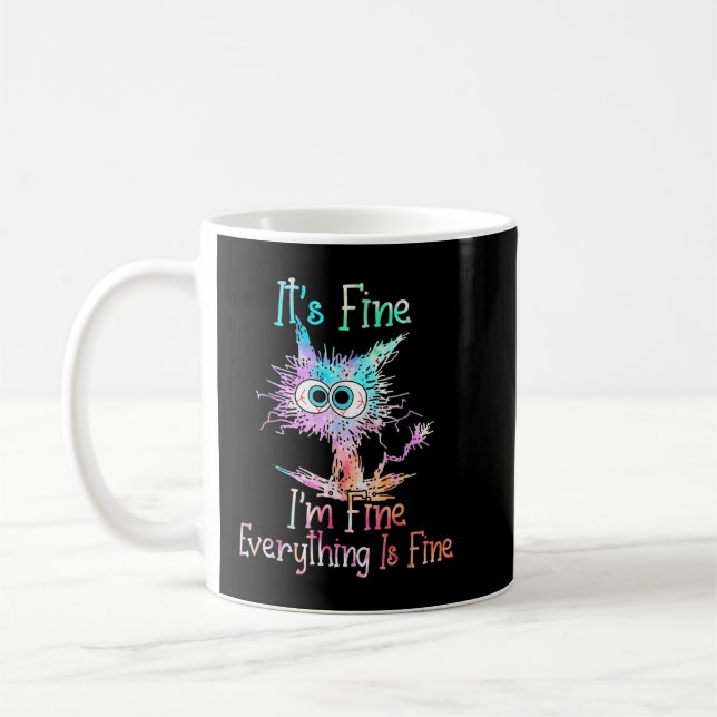 Its My 10th Birthday Tie Dye Shirts for 10 Year Ol Coffee Mug (Left)
