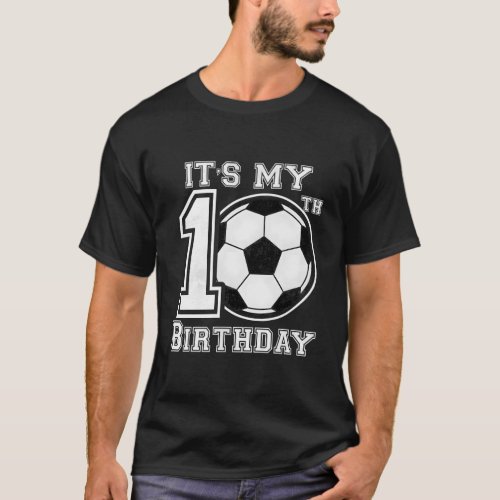 ItS My 10Th Soccer Theme Py Player 10 T_Shirt