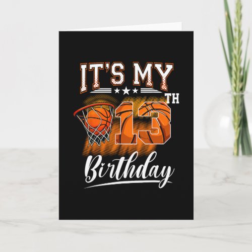 It's My 13th Birthday Sketll Theme 13 Years Old Bi