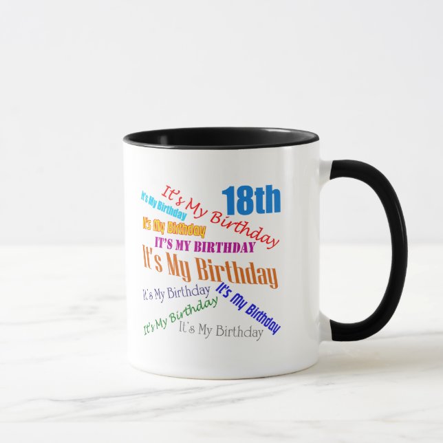 It's My 18th Birthday Gifts Mug (Right)