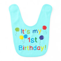 It's my 1st Birthday! Baby Bib It's my 1st Birthday! Baby Bib
