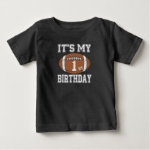 It's My 1st Birthday Football Player 1 Year Old