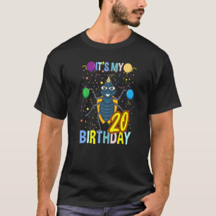 Its My 20th Birthday Bug Entomology T-Shirt