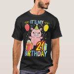 Its My 21st Birthday Pig for Pig Lover  T-Shirt<br><div class="desc">Its My 21st Birthday Pig for Pig Lover  .</div>