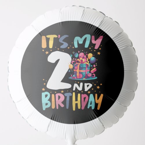 Its My 2nd Birthday Happy Kids Birthday Balloon