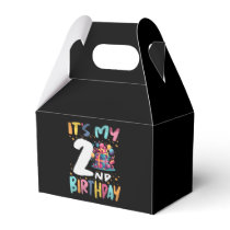 It's My 2nd Birthday Happy Kids Birthday Favor Boxes