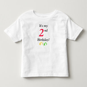It's my 2nd Birthday! Toddler T-shirt