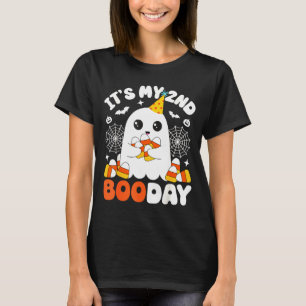 Its My 2nd Boo Day, Funny Halloween Ghost 2nd Birt T-Shirt