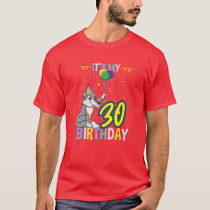 Its My 30Th Birthday Wolf Lover T-Shirt