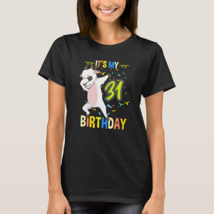 Its My 31st Birthday Dabbing Goat T-Shirt