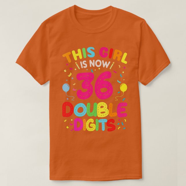 Its My 36th Birthday 1986 his Girl Is Now 36 Years T-Shirt (Design Front)
