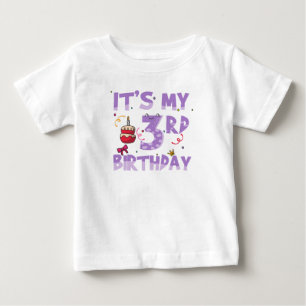 It's My 3rd Birthday Baby T-Shirt