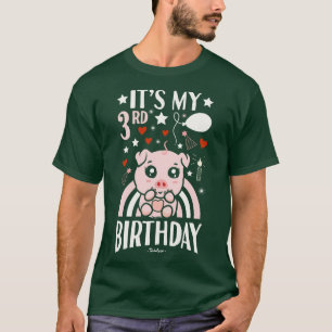 Its My 3rd Birthday Pig T-Shirt