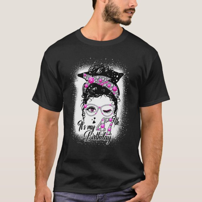 It's My 47th Birthday Queen 47 Years Old Diamond H T-Shirt (Front)