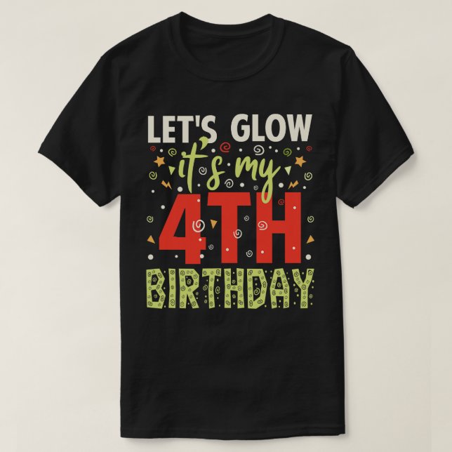 Its My 4th Birthday Gift T-Shirt (Design Front)