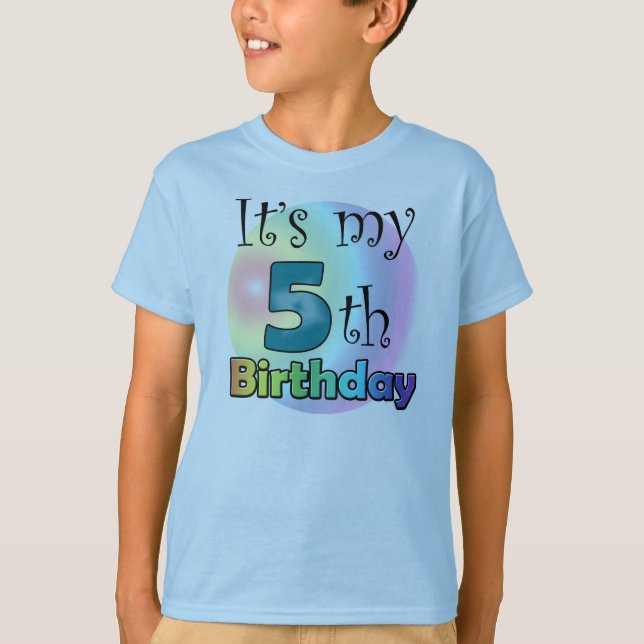 It's my 5th Birthday T-Shirt (Front)