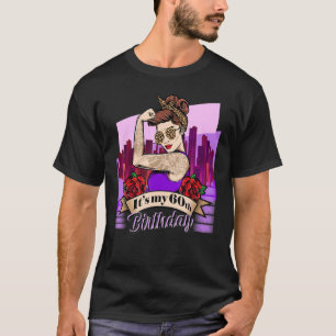 It's My 60th Birthday Leopard Design T-Shirt