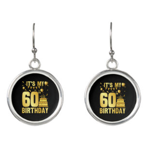 It's My 60th Party Earrings