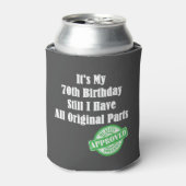It's My 70th Birthday Can Cooler (Can Front)