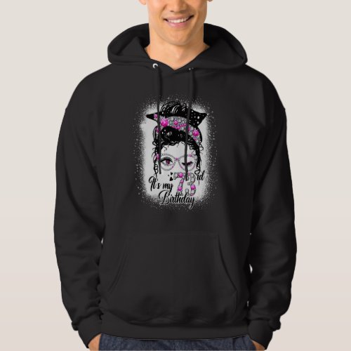 Its My 73rd Birthday Queen 73 Years Old Diamond H Hoodie