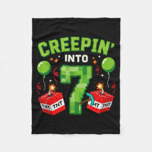 It's My 7th Birthday Boy Gamer Creen’ Into 7 Gamer Fleece Blanket