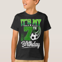 It's My 7th Birthday Boy Soccer Ll 7 Year Old Birt