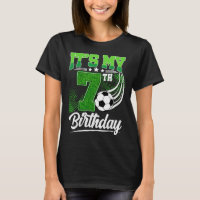 It's My 7th Birthday Boy Soccer Ll 7 Year Old Birt