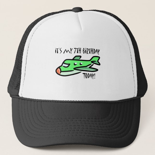 It's My 7th Birthday Today Trucker Hat (Front)