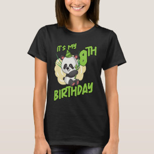 Its My 8 Birthday Panda T-Shirt