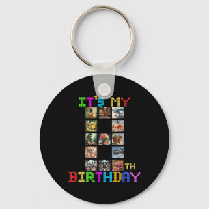 Its My 8th Birthday Funny Italian Brainrot Meme Bo Keychain