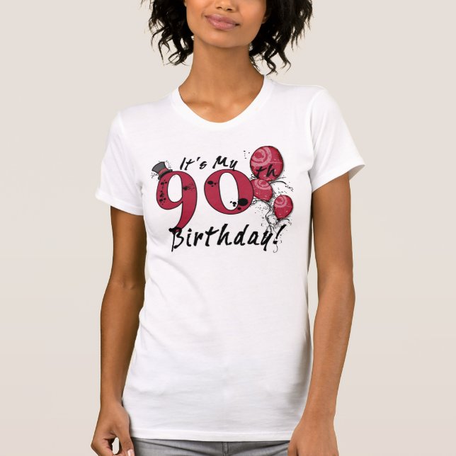 It's my 90th birthday grunge celebration tee (Front)
