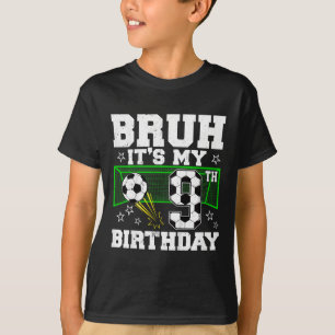 It's My 9th Birthday Boy Soccer 9 Years Old T-Shirt